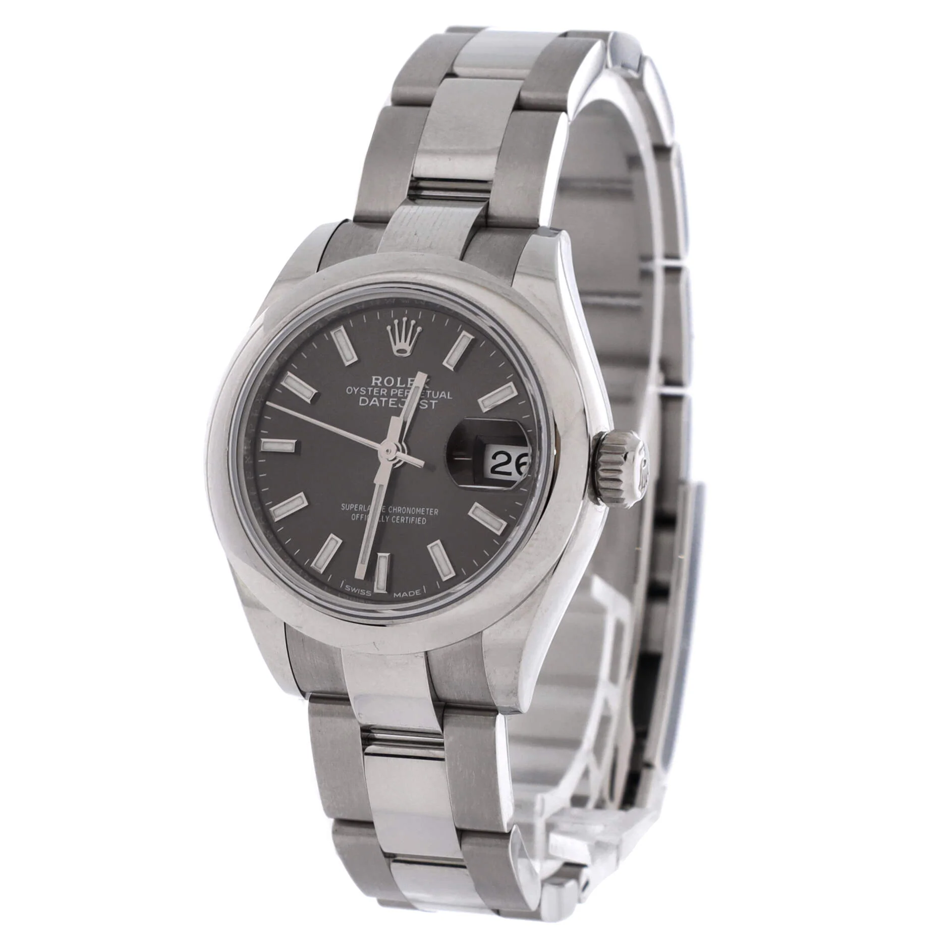 Oyster Perpetual Datejust Automatic Watch Stainless Steel 28 - Image 3