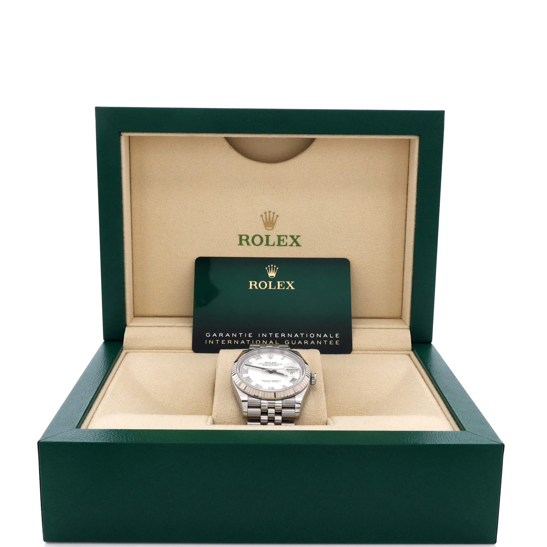 Oyster Perpetual Datejust Automatic Watch Stainless Steel and White Gold 36 - Image 2