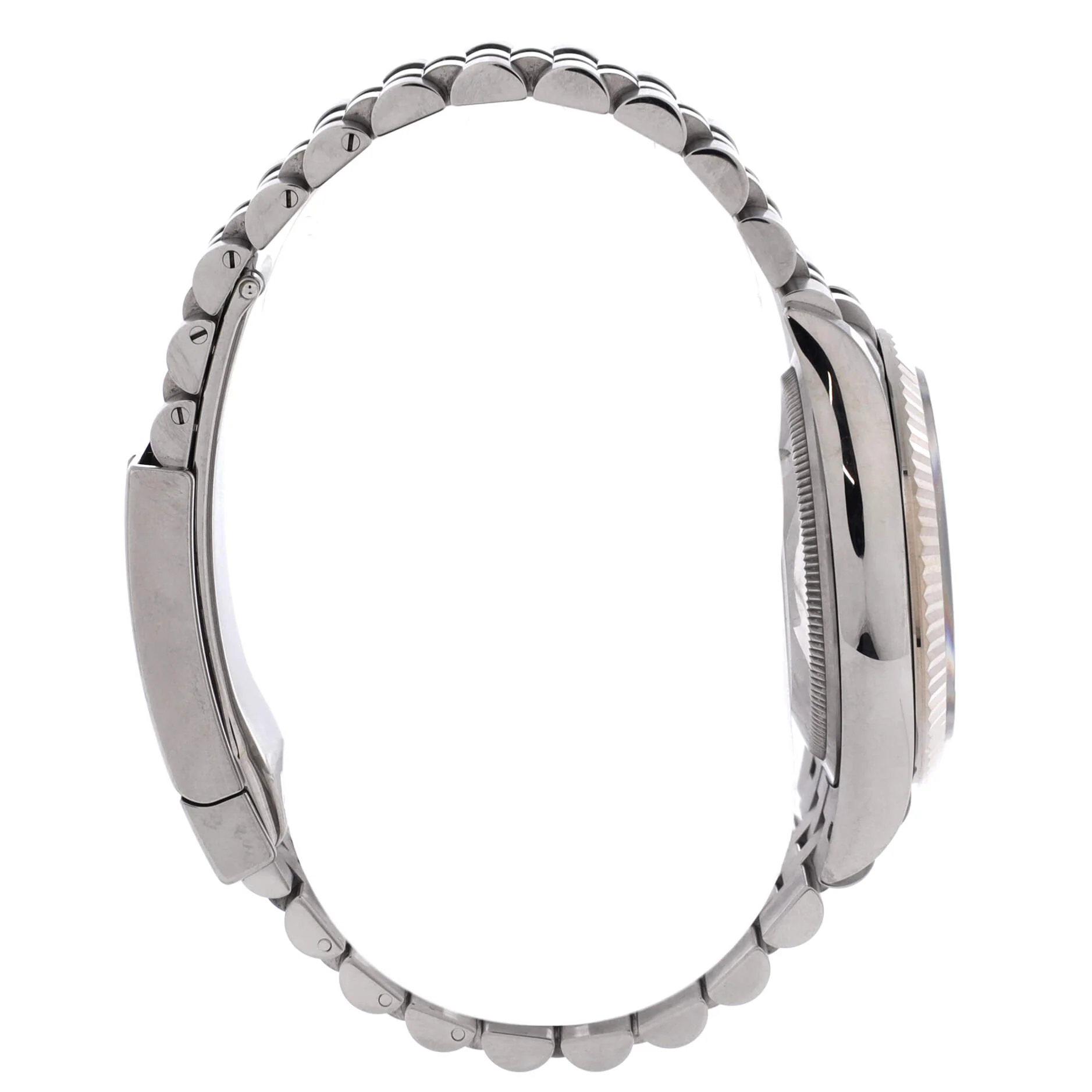 Oyster Perpetual Datejust Automatic Watch Stainless Steel and White Gold 36 - Image 4