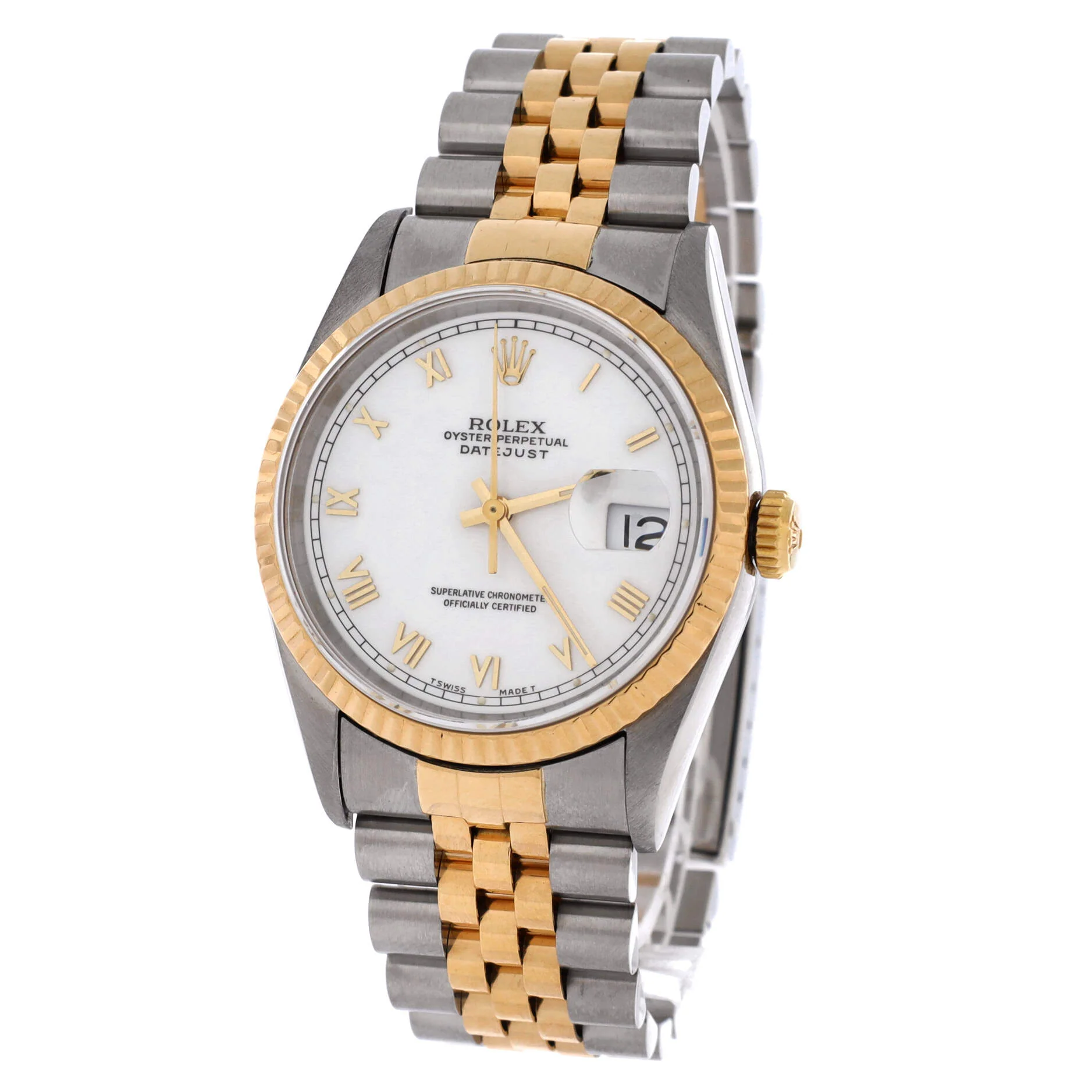 Oyster Perpetual Datejust Automatic Watch Stainless Steel and Yellow Gold 36 - Image 2