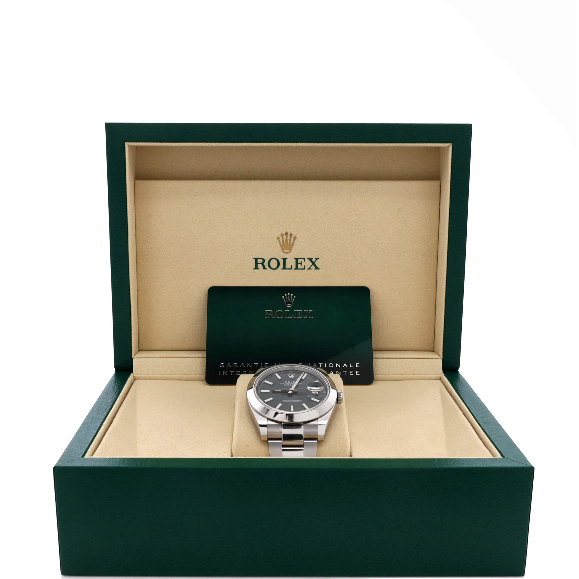 Oyster Perpetual Datejust Mint Green Automatic Watch Stainless Steel 41 - Image 2