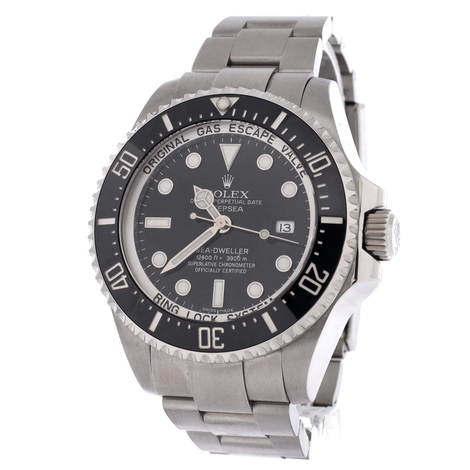 Oyster Perpetual Deepsea Sea-Dweller Automatic Watch Stainless Steel and Cerachrom 44 - Image 3
