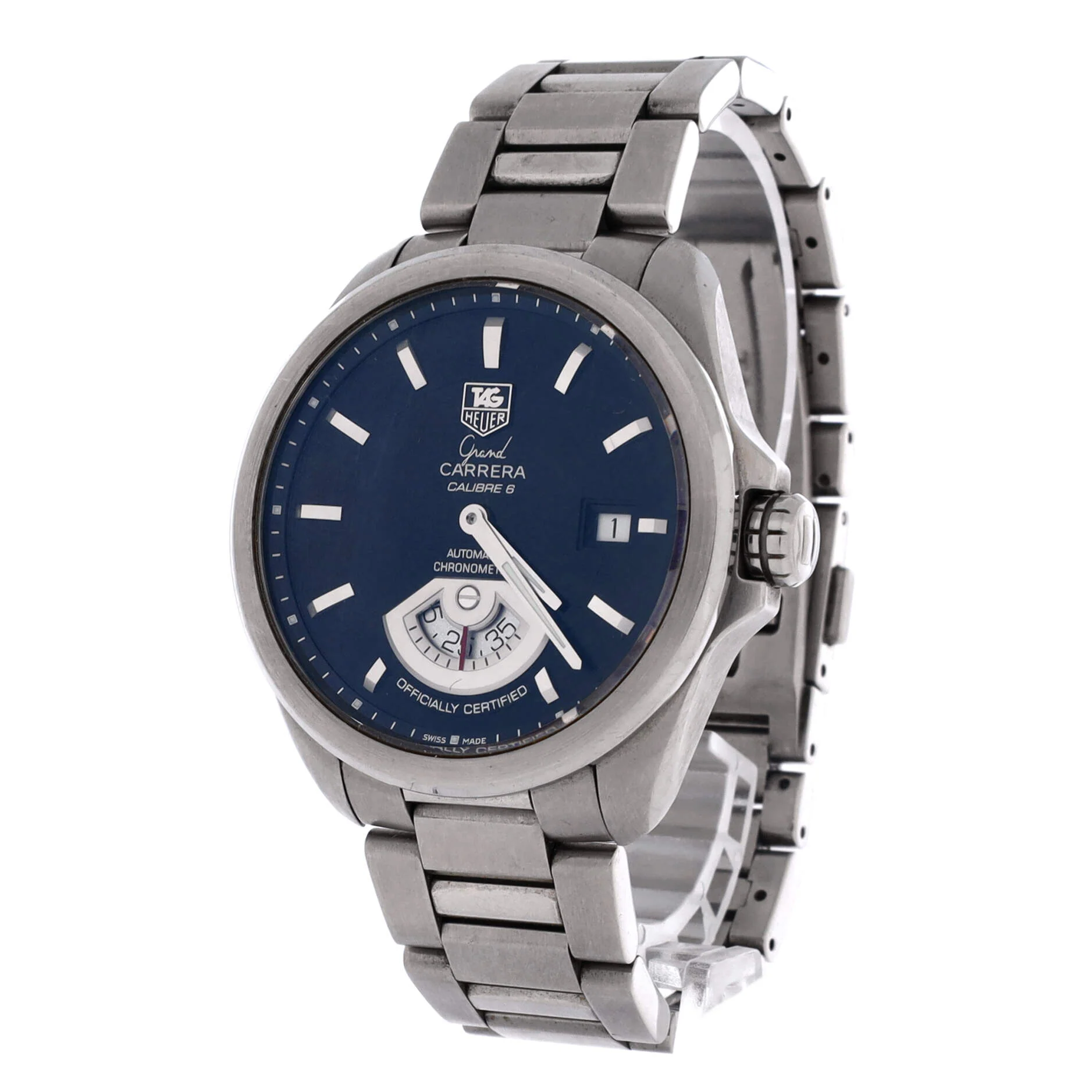Grand Carrera Calibre 6 Chronometer Automatic Watch Stainless Steel 40 - Image 2